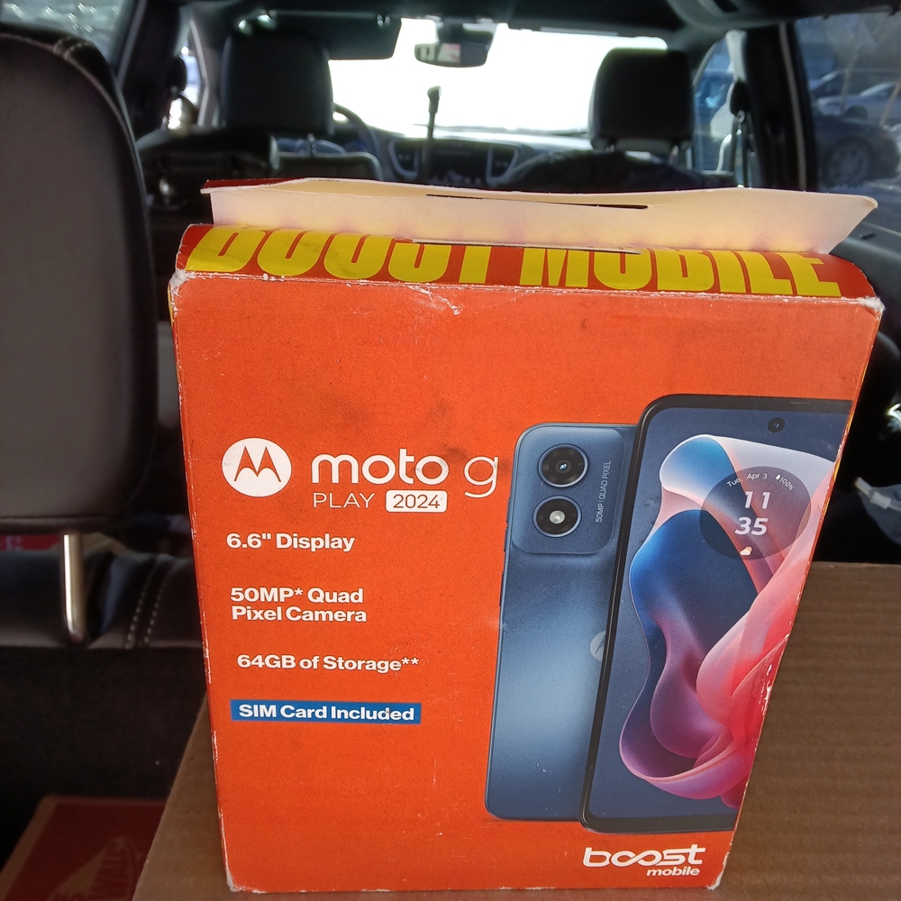 Motorola moto g PLAY 2024 - Blue/Orange Retail Box